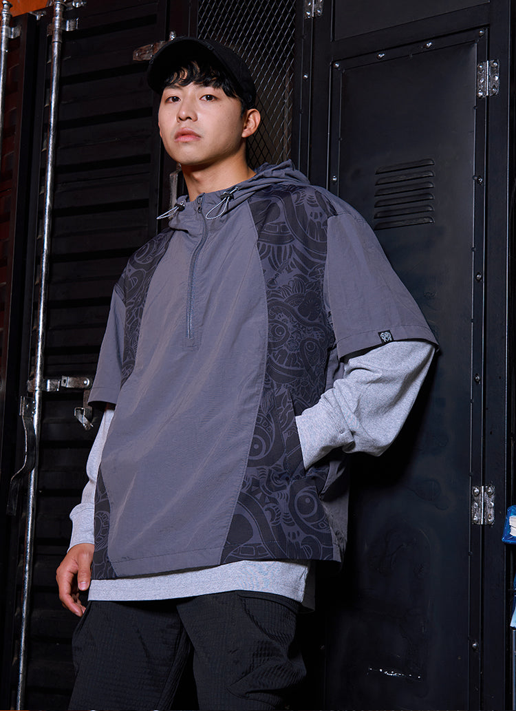 Short sleeved windbreaker