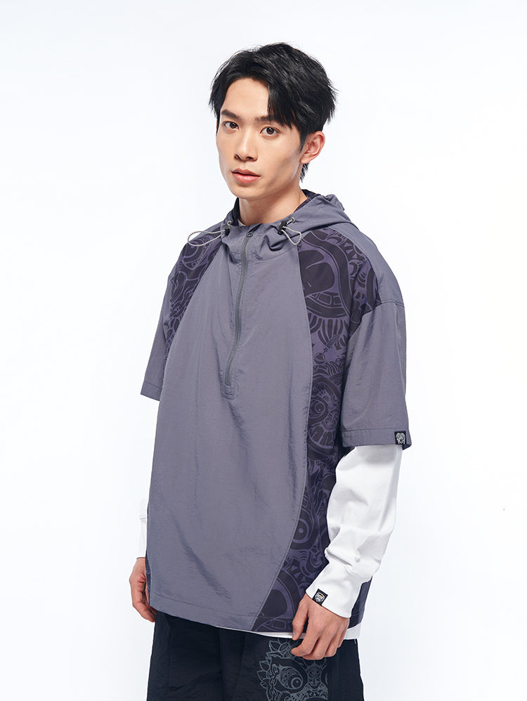 Short sleeved windbreaker