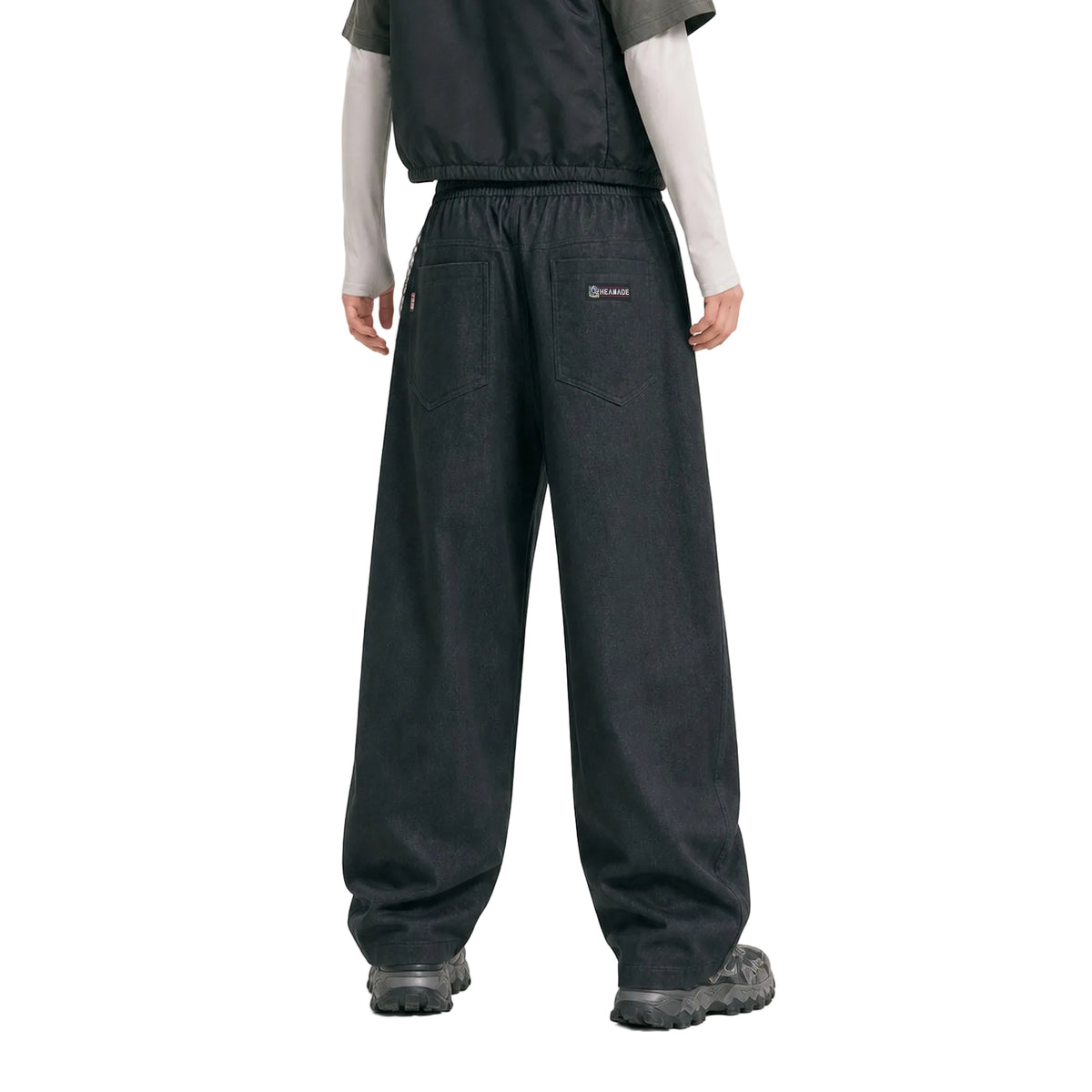 HEA Relaxed Drawstring Track Pants – Straight Leg Streetwear Pants