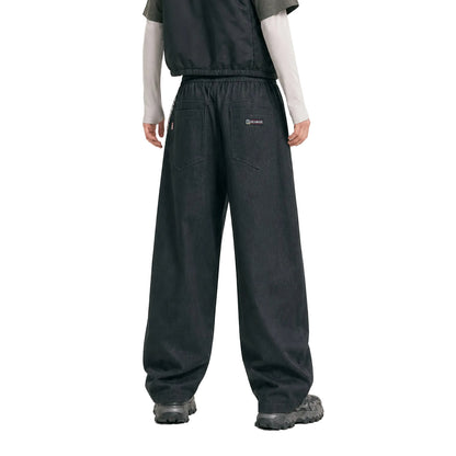 HEA Relaxed Drawstring Track Pants – Straight Leg Streetwear Pants
