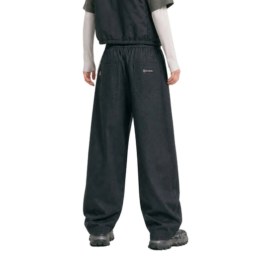 HEA Relaxed Drawstring Track Pants – Straight Leg Streetwear Pants