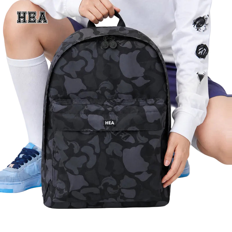 HEA Tonal Camo Print Backpack – Streetwear Daypack