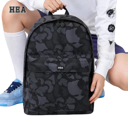 HEA Tonal Camo Print Backpack – Streetwear Daypack