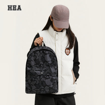HEA Tonal Camo Print Backpack – Streetwear Daypack