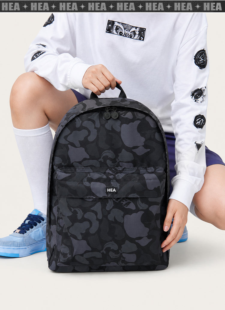 HEA Tonal Camo Print Backpack – Streetwear Daypack