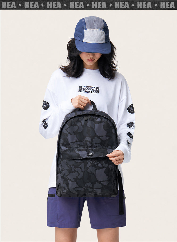 HEA Tonal Camo Print Backpack – Streetwear Daypack