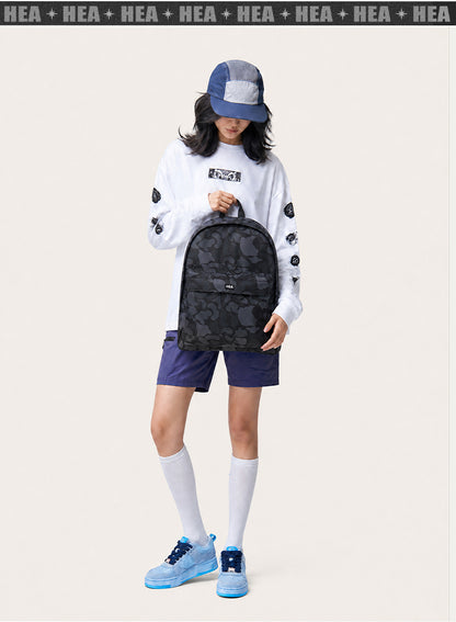 HEA Tonal Camo Print Backpack – Streetwear Daypack