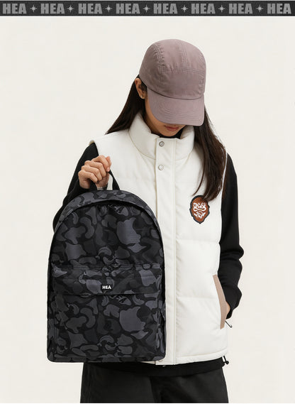 HEA Tonal Camo Print Backpack – Streetwear Daypack