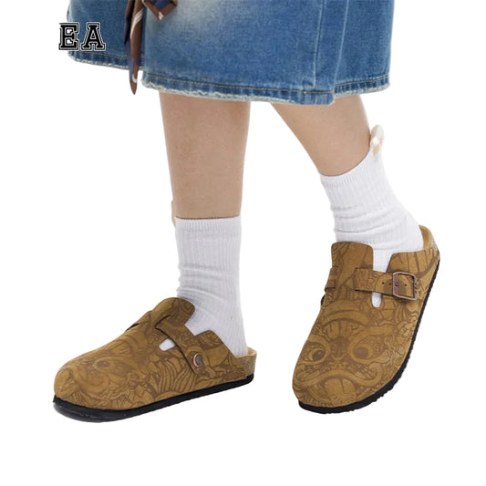 HEA Lion Allover Printed Cork Clogs