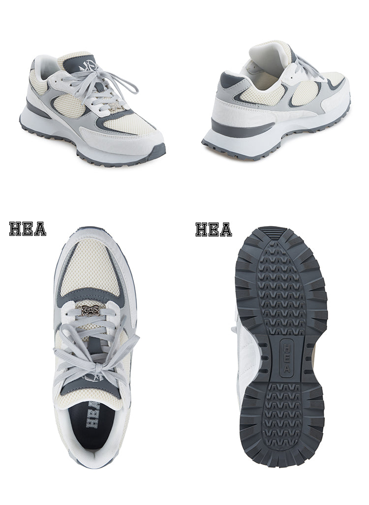 HEA Unisex Retro Colorblock Sneakers, Casual Streetwear Running Shoes