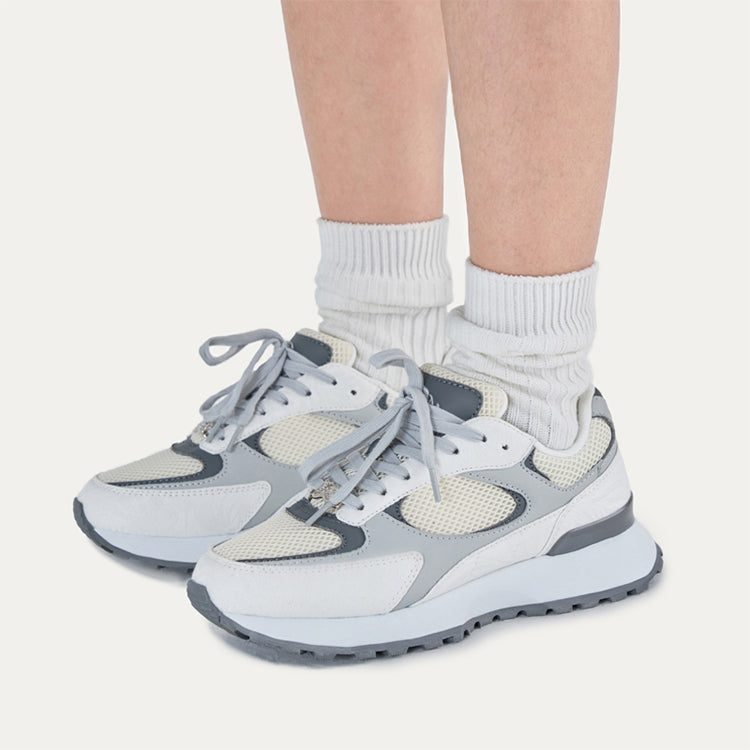 HEA Unisex Retro Colorblock Sneakers, Casual Streetwear Running Shoes