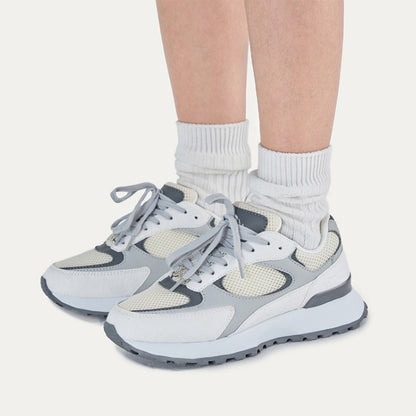 HEA Unisex Retro Colorblock Sneakers, Casual Streetwear Running Shoes