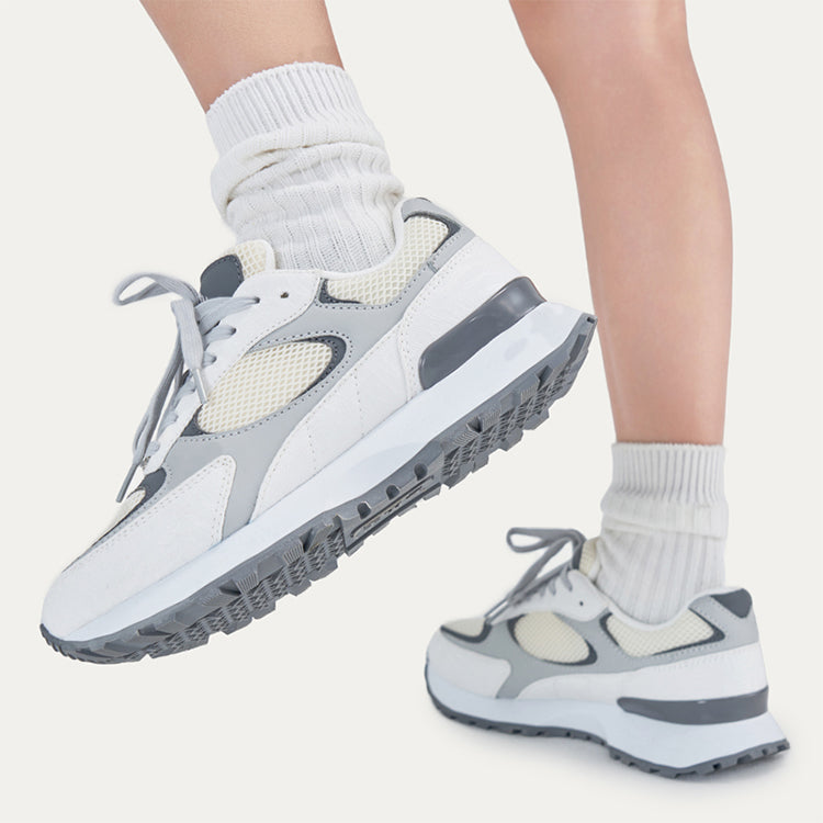 HEA Unisex Retro Colorblock Sneakers, Casual Streetwear Running Shoes