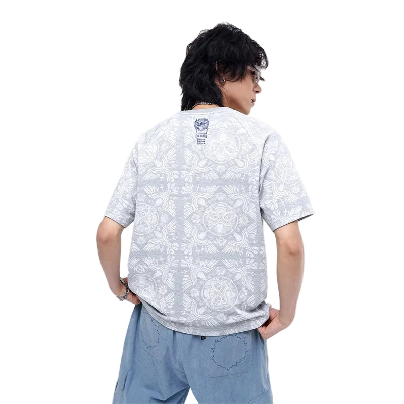 HEA All-Over Print Lion Head Tee