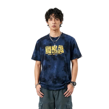 HEA Tie-Dye Galaxy Print Short-Sleeve Tee