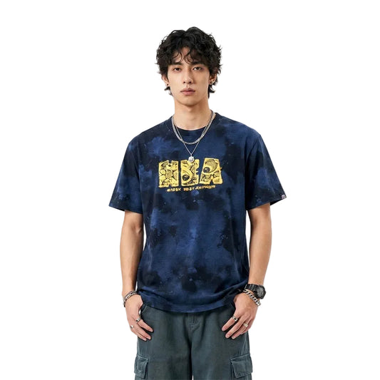 HEA Tie-Dye Galaxy Print Short-Sleeve Tee