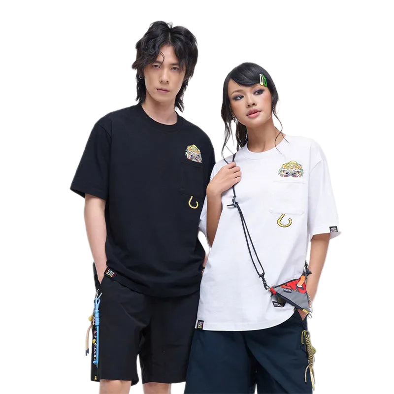 HEA Pocket Lion Head Print Tee