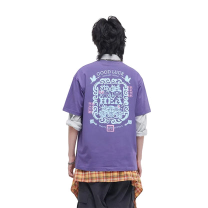 HEA Heritage Lion Back Print Tee