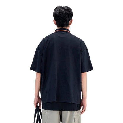 HEA Pocket Patch Heavyweight Oversized Polo Shirt