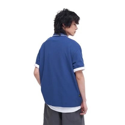 HEA Contrast Piping Lion Polo