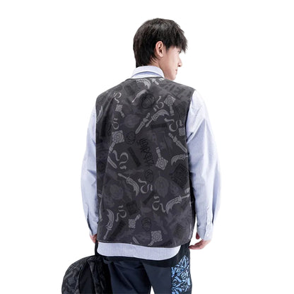 HEA All-Over Print Zip-Up Vest