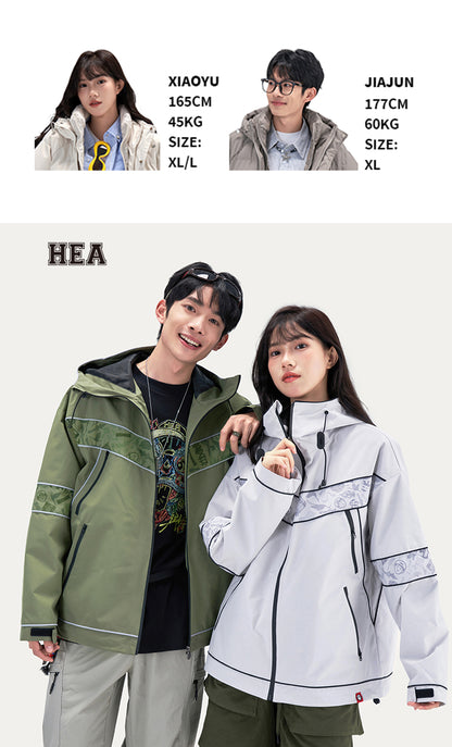 Long sleeved windbreaker