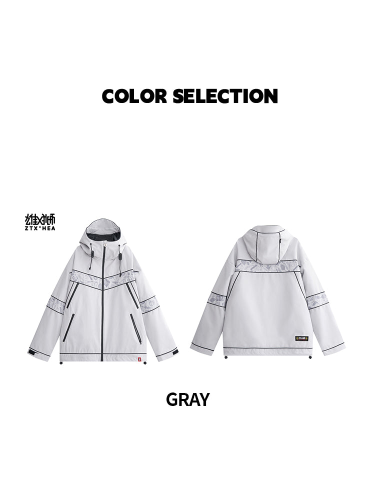 Long sleeved windbreaker