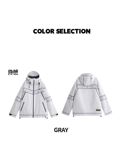 Long sleeved windbreaker