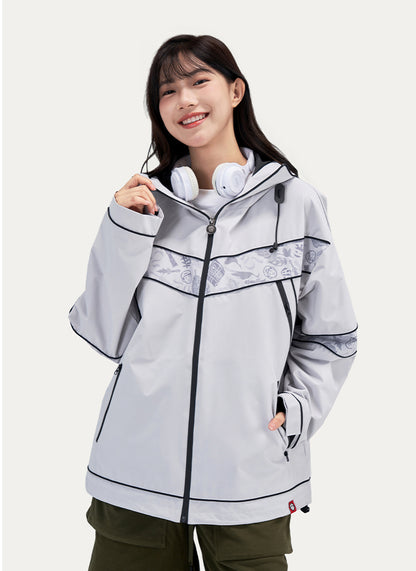 Long sleeved windbreaker