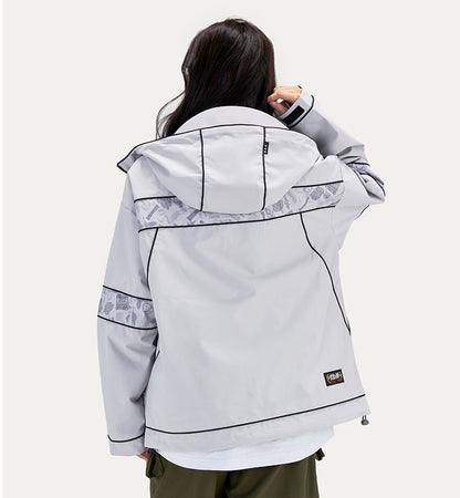 Long sleeved windbreaker