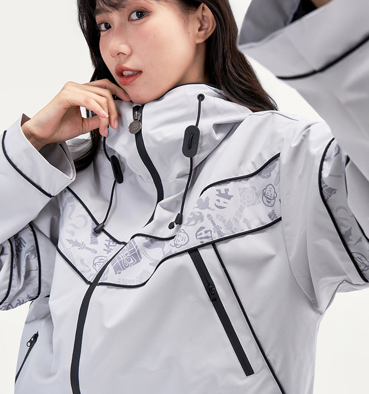 Long sleeved windbreaker