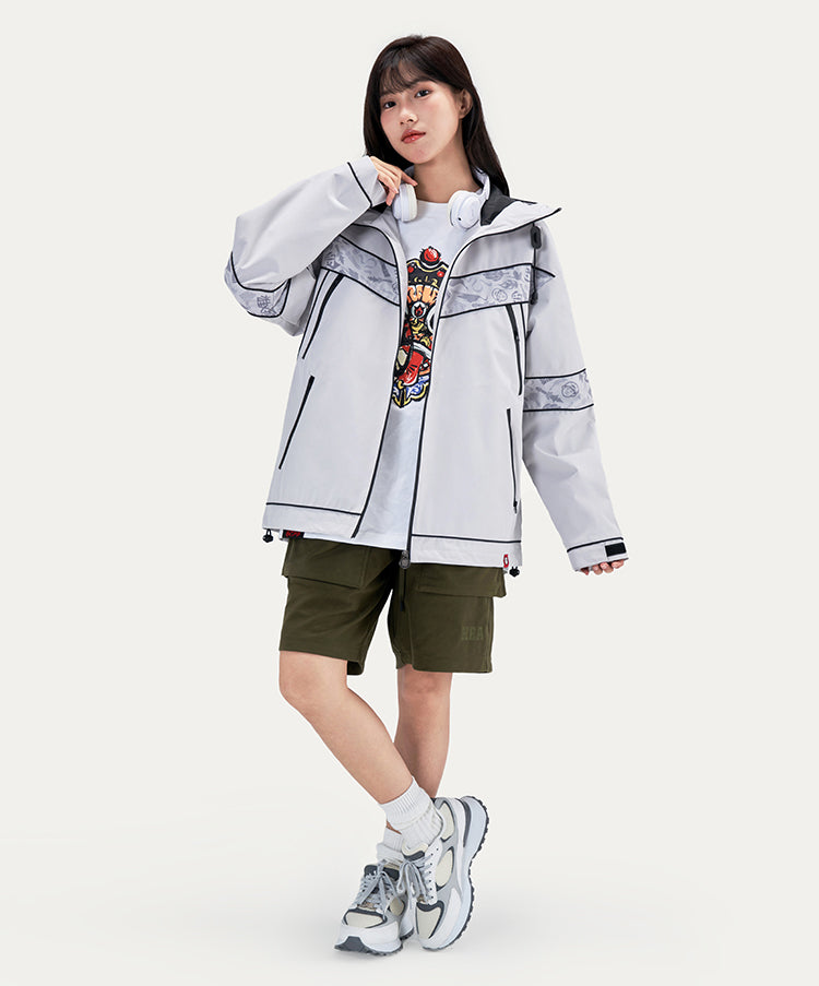 Long sleeved windbreaker