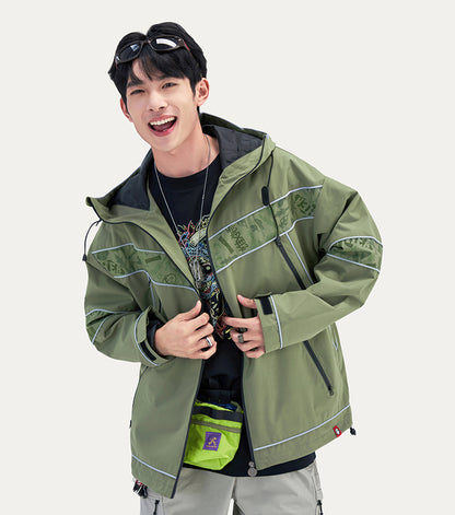 Long sleeved windbreaker