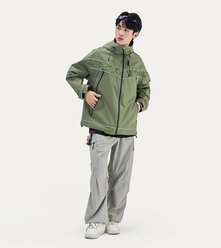 Long sleeved windbreaker