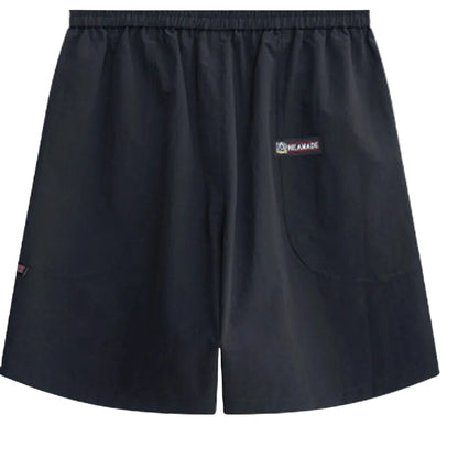 HEA Unisex Solid Color Casual Shorts, Elastic Waist Quick-Dry Streetwear Shorts