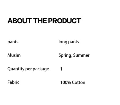 Embroidered Logo Woven Utility Casual Pants