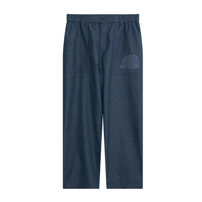 HEA Unisex Wide Leg Casual Pants, Relaxed Fit Streetwear Trousers