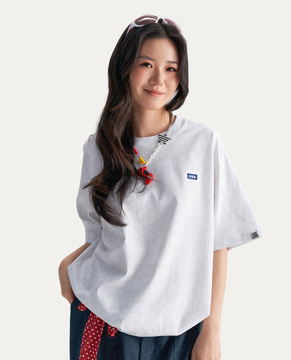 Distressed Gothic Back Print Heavyweight Oversized Streetwear Tee