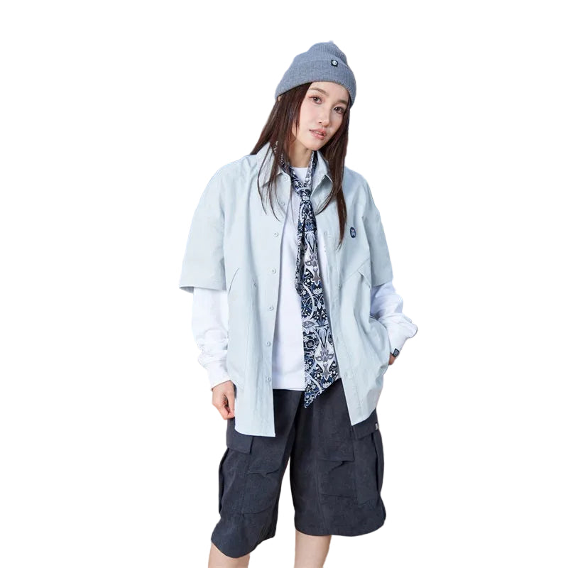 HEA Graphic Back Print Oversized Short Sleeve Shirt