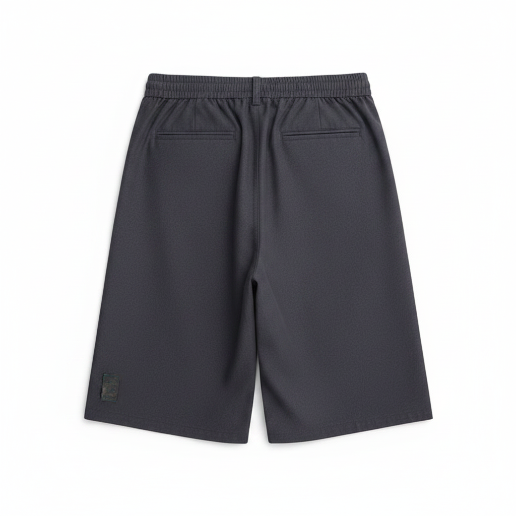 HEA Unisex Solid Color Casual Shorts, Loose Fit Streetwear Shorts