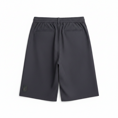 HEA Unisex Solid Color Casual Shorts, Loose Fit Streetwear Shorts