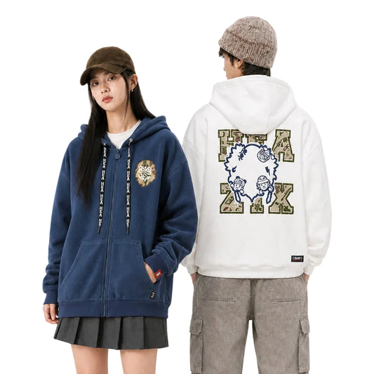 HEA Graphic Zip-Up Hoodie