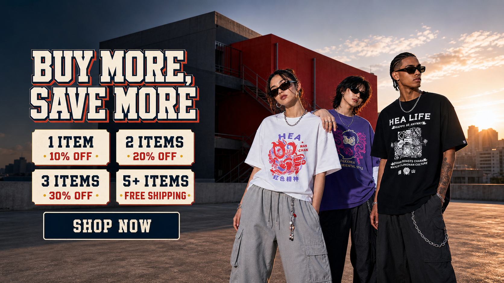 HEA BUY MORE SAVE MORE offer poster
