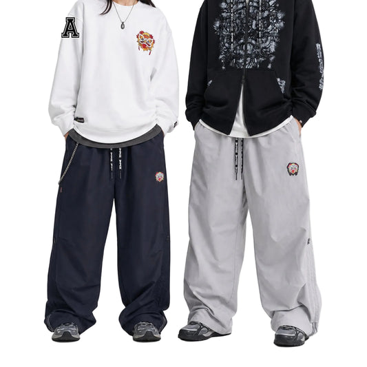 HEA Relaxed Drawstring Cargo Pants – Utility Streetwear Trousers
